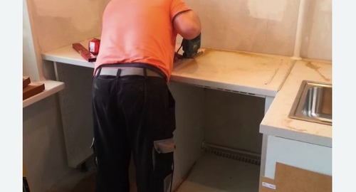 Сборка кухонного гарнитура. Терек
